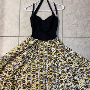 Retro Halter Dress